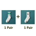 New Women's Fashion Letter Patterned Socks Comfort Harajuku Socks Running Fitness Long Socks Female Casual Cotton Numbers Socks