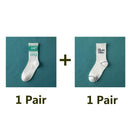 New Women's Fashion Letter Patterned Socks Comfort Harajuku Socks Running Fitness Long Socks Female Casual Cotton Numbers Socks