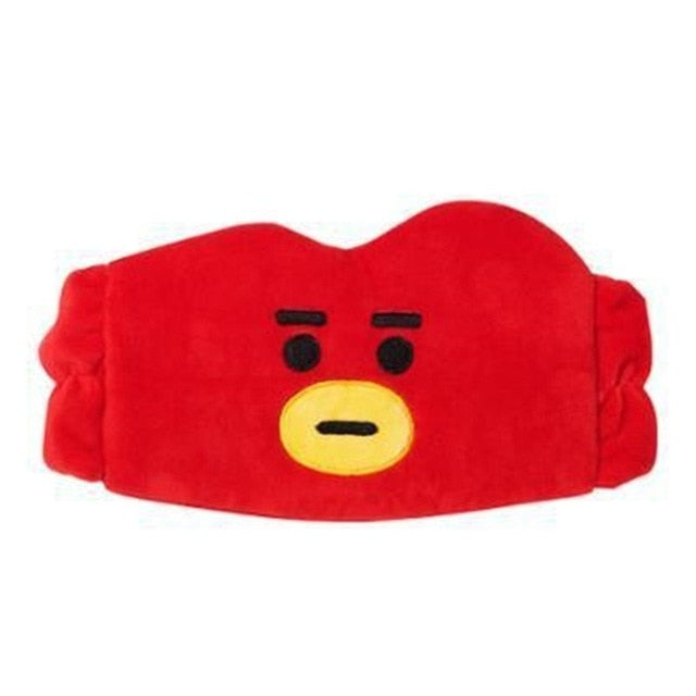 Kpop Plush Hairband Bangtan Boy Groups Plush Headband For Girls Face Washing Clean Makeup Tool Peluches Toys Hot Sale