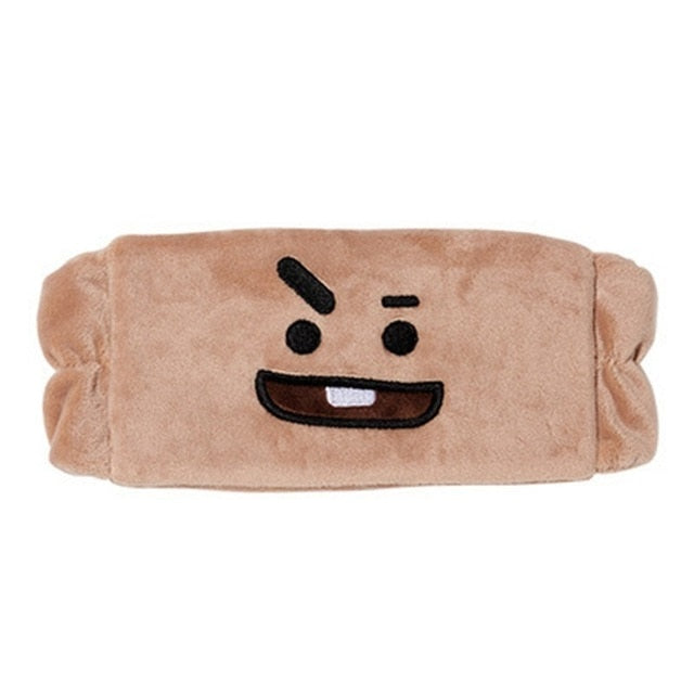 Kpop Plush Hairband Bangtan Boy Groups Plush Headband For Girls Face Washing Clean Makeup Tool Peluches Toys Hot Sale