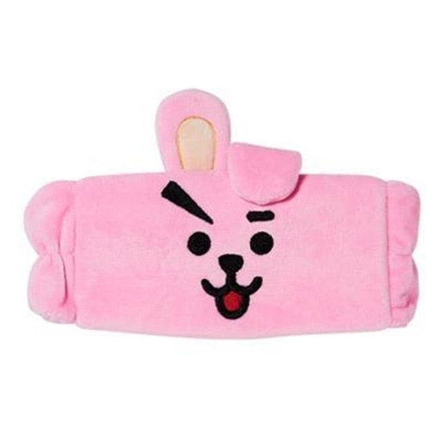 Kpop Plush Hairband Bangtan Boy Groups Plush Headband For Girls Face Washing Clean Makeup Tool Peluches Toys Hot Sale