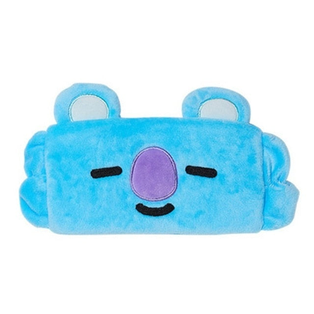 Kpop Plush Hairband Bangtan Boy Groups Plush Headband For Girls Face Washing Clean Makeup Tool Peluches Toys Hot Sale