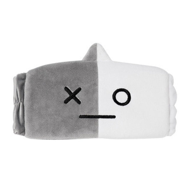 Kpop Plush Hairband Bangtan Boy Groups Plush Headband For Girls Face Washing Clean Makeup Tool Peluches Toys Hot Sale