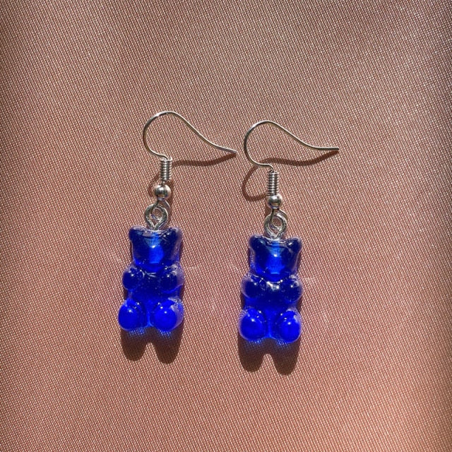 Originality Statement Dinosaur Mushroom Dangle Earring Jelly Polychromatic Bear Drop Earrings 2020 Minimalist Earings for Women