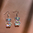 Originality Statement Dinosaur Mushroom Dangle Earring Jelly Polychromatic Bear Drop Earrings 2020 Minimalist Earings for Women