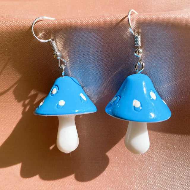 Originality Statement Dinosaur Mushroom Dangle Earring Jelly Polychromatic Bear Drop Earrings 2020 Minimalist Earings for Women