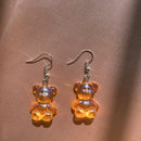 Originality Statement Dinosaur Mushroom Dangle Earring Jelly Polychromatic Bear Drop Earrings 2020 Minimalist Earings for Women