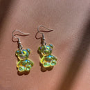 Originality Statement Dinosaur Mushroom Dangle Earring Jelly Polychromatic Bear Drop Earrings 2020 Minimalist Earings for Women