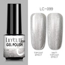 LILYCUTE 7ml Nails Gel Polish Fall Winter Color Long Lasting Hybrid For Base Top Coat Soak Off UV LED DIY Nail Art Gel