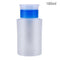 60/100/120/150/180/200ml Push Down Empty Pump Dispenser For Nail Polish Remover Alcohol Clear Bottle Storage Bottle