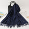 2020 winter scarf solid thick women cashmere scarves neck head warm hijabs pashmina lady shawls and wraps bandana Tassel