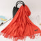 2020 winter scarf solid thick women cashmere scarves neck head warm hijabs pashmina lady shawls and wraps bandana Tassel