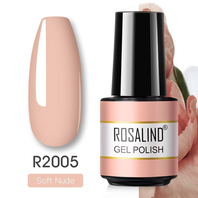 ROSALIND Gel polish For Nails Manicure Winter Colors vernis semi permanent primer Nail art Hybrid Gel Varnishes nail polish