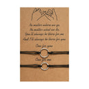 New Fashion Couple Bracelets Sun Moon Cross Sunflower Pendant Adjustable Rope Chain Bracelet Lucky Friendship Jewelry