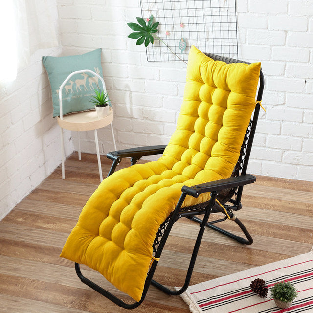 Solid Color Cushion Soft Comfortable Office Chair Seat Cushions Reclining Chair Cushion Long Cushion Various Sizes Are Available