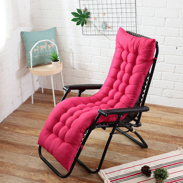 Solid Color Cushion Soft Comfortable Office Chair Seat Cushions Reclining Chair Cushion Long Cushion Various Sizes Are Available