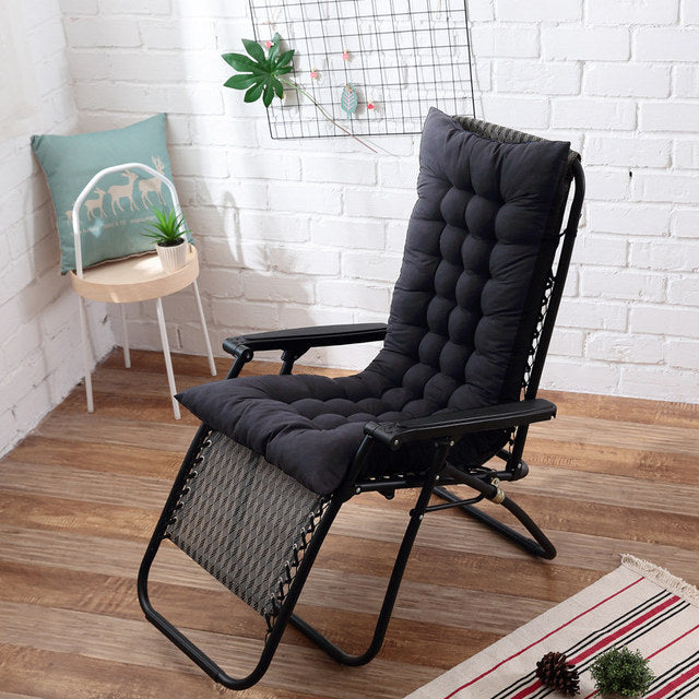 Solid Color Cushion Soft Comfortable Office Chair Seat Cushions Reclining Chair Cushion Long Cushion Various Sizes Are Available