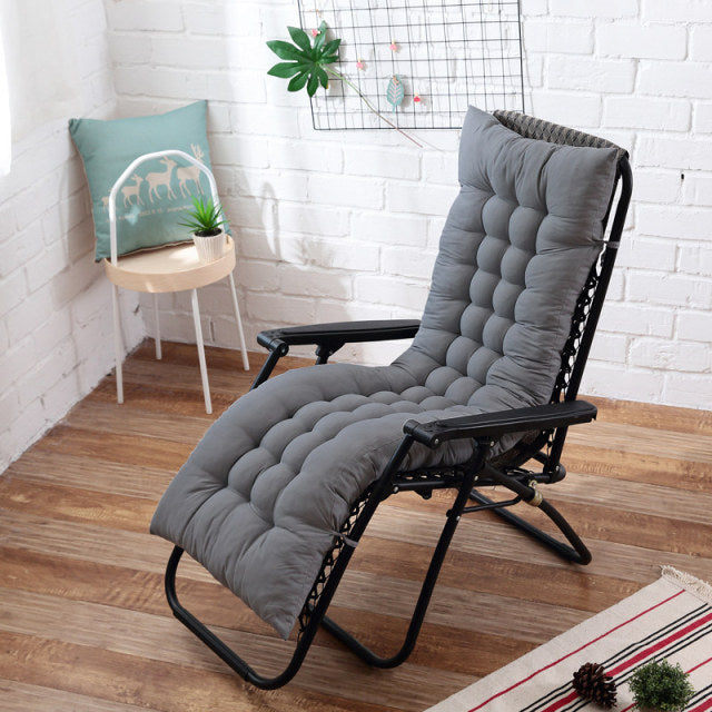 Solid Color Cushion Soft Comfortable Office Chair Seat Cushions Reclining Chair Cushion Long Cushion Various Sizes Are Available