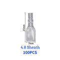 100Pcs/lot 2.8/4.8/6.3mm Female and male Crimp Terminal Connector Gold Brass/Silver Car Speaker Electric Wire Connectors Set
