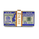Money Clutch Rhinestone Purse 10000 Dollars Stack of Cash Evening Handbags Shoulder Wedding Dinner Bag 8 Color