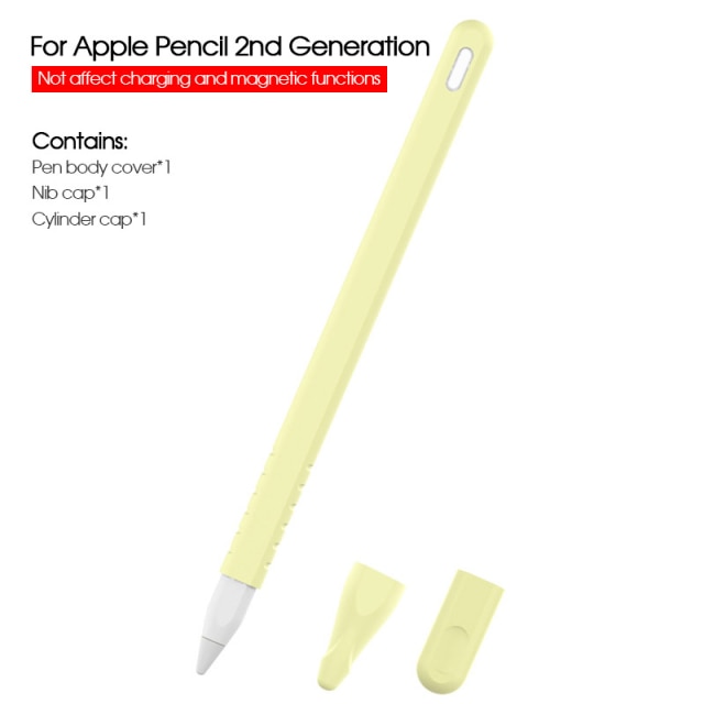 Silicone Compatible For Apple Pencil Case Compatible Tablet Touch Pen Stylus For iPad Soft Protective Sleeve Cover Anti-lost