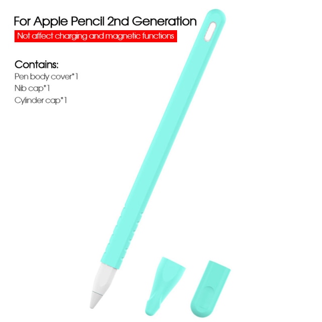 Silicone Compatible For Apple Pencil Case Compatible Tablet Touch Pen Stylus For iPad Soft Protective Sleeve Cover Anti-lost