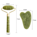 Jade Roller Massager for Face Roller Gua Sha Jade Stone Face Massager Beauty Thin Face Lift Anti Wrinkle Facial Skin Care Tools