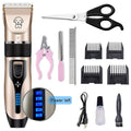 Clipper For Dog Clippers Dogs Grooming Clipper Kit USB Professional Rechargeable Low-Noise Pets Hair Trimmer Display Battery