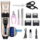 Clipper For Dog Clippers Dogs Grooming Clipper Kit USB Professional Rechargeable Low-Noise Pets Hair Trimmer Display Battery
