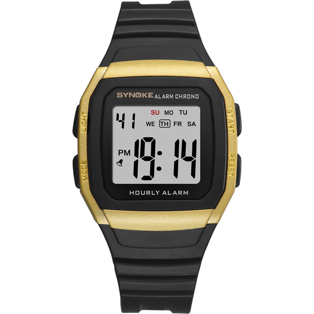 SYNOKE Sports Watches Reloj Digital Hombre Life Waterproof Watch Man LED Digital Plastic Casual Clock For Gift Relog Hombre