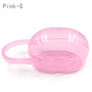 Size S Baby Solid Pacifier Box Soother Container Holder Pacifier Box Travel Storage Case Safe Holder Pacifier PP Plastic Box
