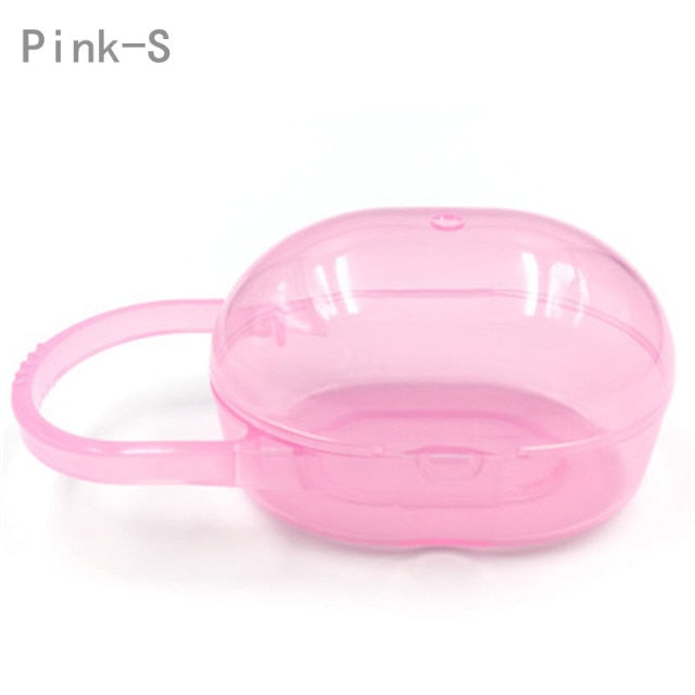 Size S Baby Solid Pacifier Box Soother Container Holder Pacifier Box Travel Storage Case Safe Holder Pacifier PP Plastic Box