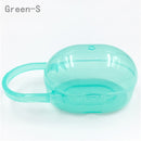 Size S Baby Solid Pacifier Box Soother Container Holder Pacifier Box Travel Storage Case Safe Holder Pacifier PP Plastic Box