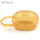 Size S Baby Solid Pacifier Box Soother Container Holder Pacifier Box Travel Storage Case Safe Holder Pacifier PP Plastic Box