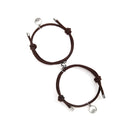 2pcs Couple Magnet Attract Each Other Creative Personality Couple Bracelet Men and Women Charm Girl Bracelet Jewelry Lover Gift