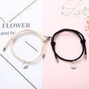 2pcs Couple Magnet Attract Each Other Creative Personality Couple Bracelet Men and Women Charm Girl Bracelet Jewelry Lover Gift