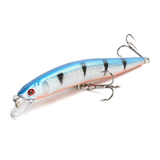 1pcs/lot Fishing Lure 3D Eyes Floating Minnow Aritificial Laser Wobblers 10cm 8.3g Crankbait Hard Plastic Fishing tackle Pesca