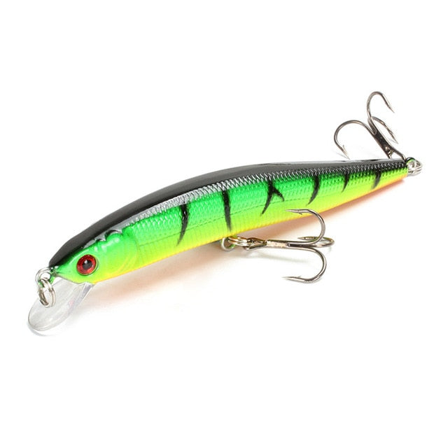 1pcs/lot Fishing Lure 3D Eyes Floating Minnow Aritificial Laser Wobblers 10cm 8.3g Crankbait Hard Plastic Fishing tackle Pesca