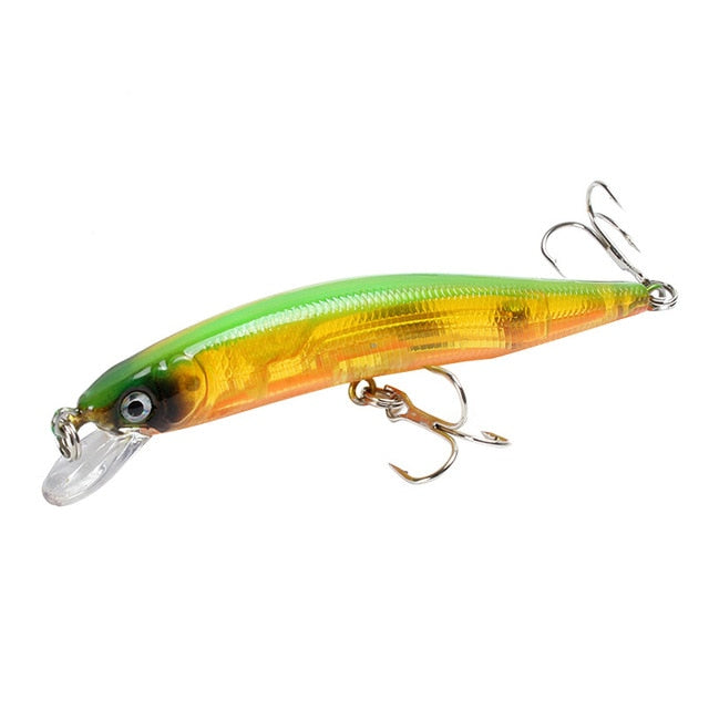 1pcs/lot Fishing Lure 3D Eyes Floating Minnow Aritificial Laser Wobblers 10cm 8.3g Crankbait Hard Plastic Fishing tackle Pesca