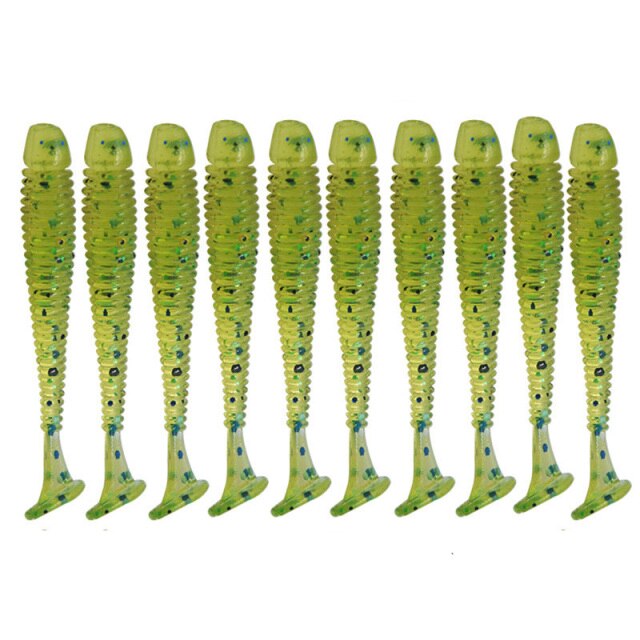 WDAIREN 4.8cm 0.8g Impact Ring Shad Fishing Lure Worm Soft Silicone Bait Jigging Wobblers Lures Artificial Swimbait Pesca Tackle