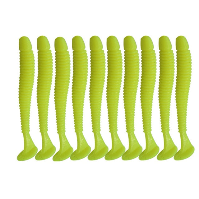 WDAIREN 4.8cm 0.8g Impact Ring Shad Fishing Lure Worm Soft Silicone Bait Jigging Wobblers Lures Artificial Swimbait Pesca Tackle