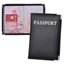 Travel Hasp Passport Holder Cover Leather Wallet Women Men Passports For Document Pouch Cards Case обложка на паспорт