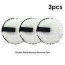 12PCS/SET Reusable Bamboo Fiber Washable Rounds Pads Makeup Removal Cotton Pad Cleansing Facial Pad Tool New