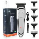 Professional Barber Hair Clipper Rechargeable Electric T-Outliner Cutting Machine Beard Trimmer Shaver Razor for Men Cutter