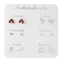 Hot Sale Fashion Bohemian Earrings Set For Women New Trendy Flower Round Geometric Metal Stud Earring 2021Trend Female Jewelry