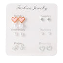 Hot Sale Fashion Bohemian Earrings Set For Women New Trendy Flower Round Geometric Metal Stud Earring 2021Trend Female Jewelry