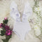 2021 New Sexy Ruffle Print Floral One Piece Swimsuit Off The Shoulder Swimwear Women Solid Deep-V Beachwear Bathing Suit Monkini