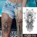 Waterproof Temporary Tattoo Sticker I Love You Flash Tattoos Lip Print Butterfly Flowers Body Art Arm Fake Sleeve Tatoo Women