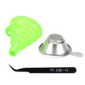 New Metal UV Resin Filter Cup+Silicon SLA 3D Printer UV Resin funnel 3d printer parts