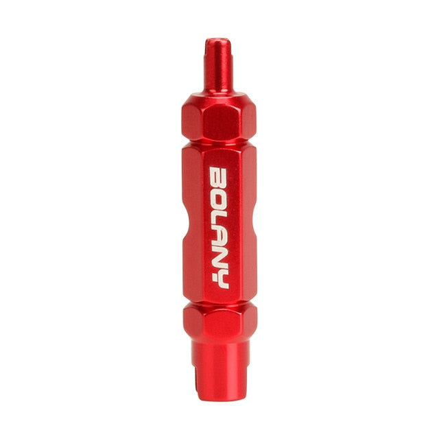 Bolany Bicycle Tire Nozzle Wrench Multifunctional Valve Core Tool Double-head Portable Removal disassembly spanner Bike Repair